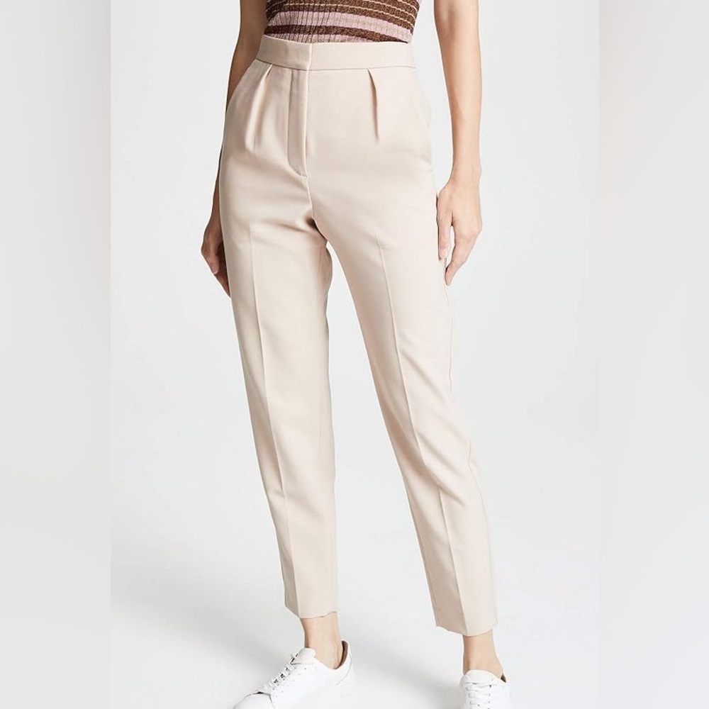 Theory pleated City Pant in petal pink, size 2